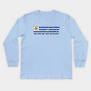 Uruguay Kids Long Sleeve T-Shirt